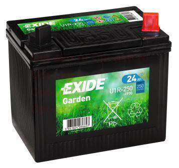 Аккумулятор мотоциклетный Exide Garden 24А.ч 250 А ОП (197x132x196)