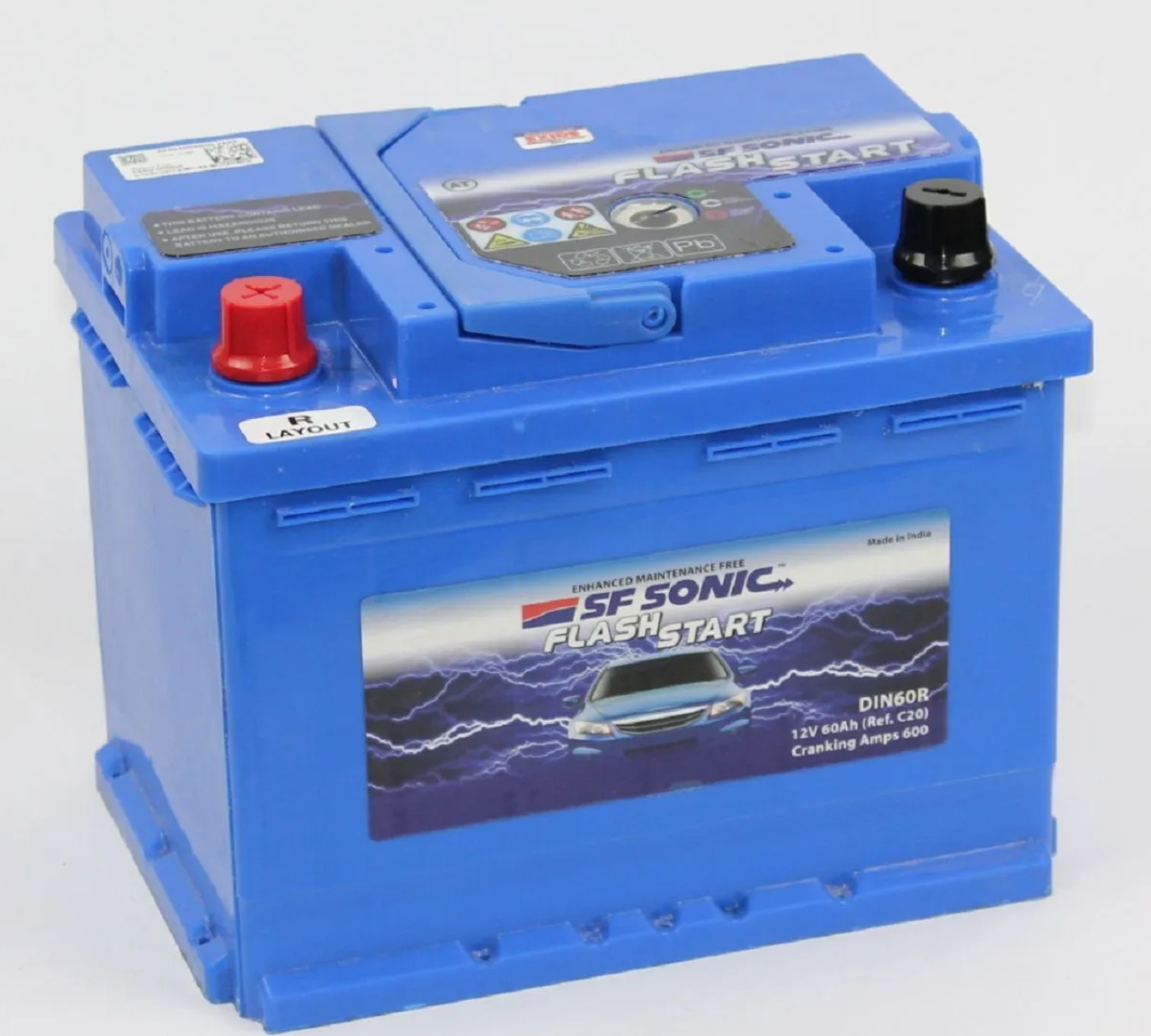 Аккумулятор автомобильный SF SONIC L2 60Ah 600A ПП (242х175х190) L2