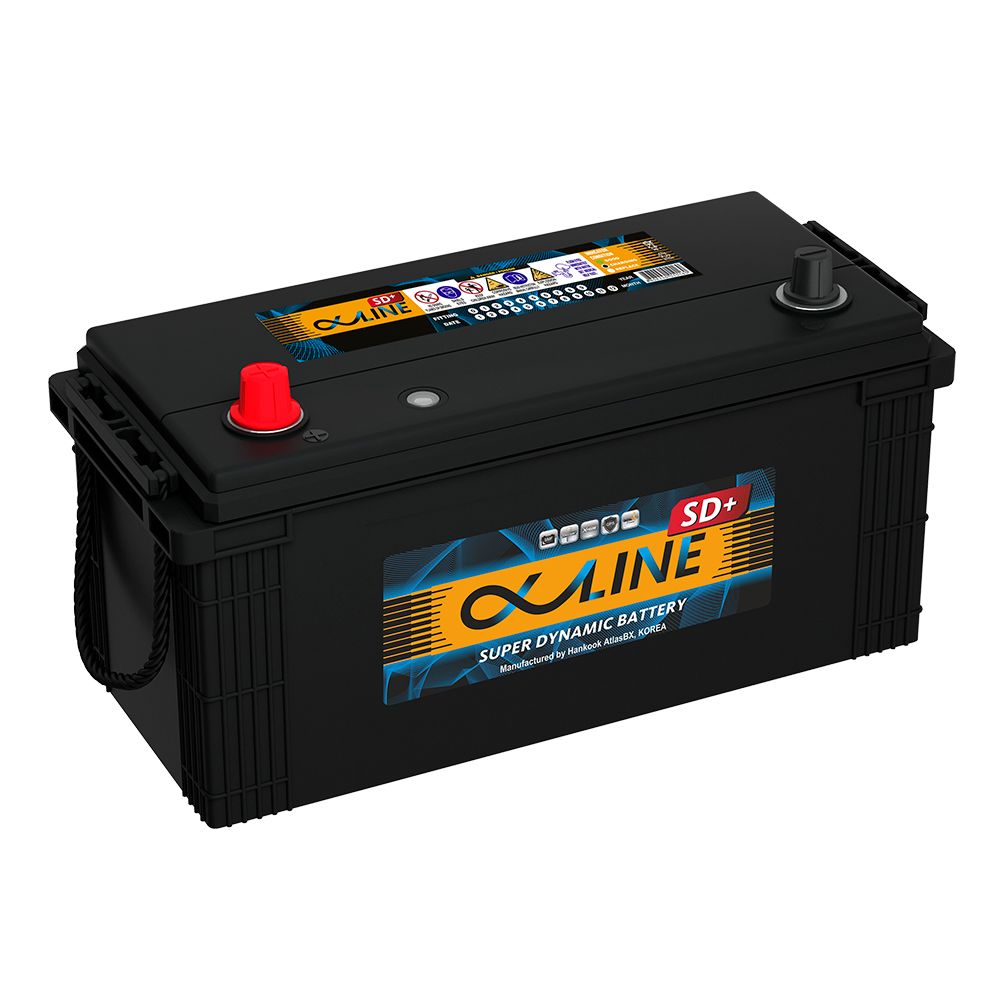 Аккумулятор автомобильный ALPHALINE SD+ 115E41R 110A 900А прям.