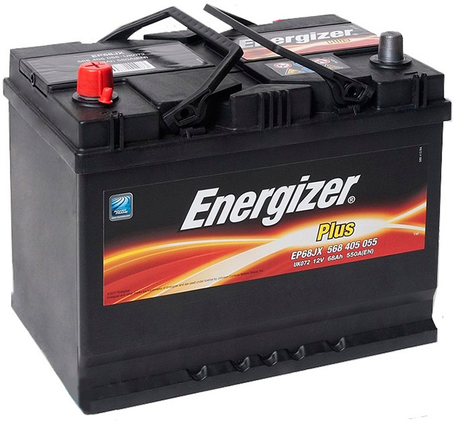 Аккумулятор автомобильный Energizer Plus 6СТ-68 Ач прям.