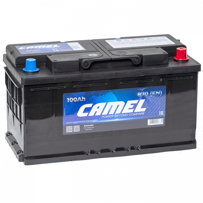 Аккумулятор автомобильный CAMEL 60044mf 100Ah 870A ОП