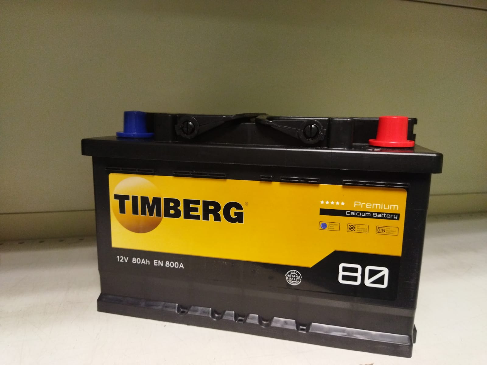 Аккумулятор автомобильный Timberg PREMIUM TP800 6СТ-80VL 80 Ачобр.