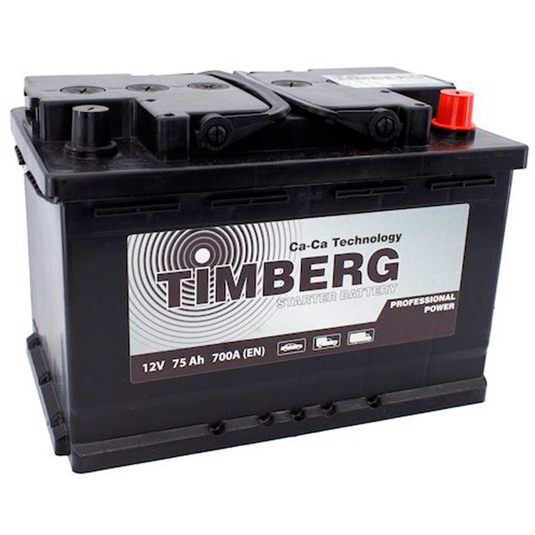 Аккумулятор автомобильный Timberg STANDARD TS750 6СТ-75VL 75 Ач обр.