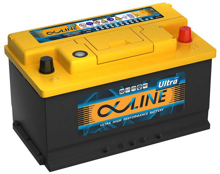 Аккумулятор автомобильный AlphaLINE Ultra UMF58000 6СТ-80 Ач обр. (низкий)