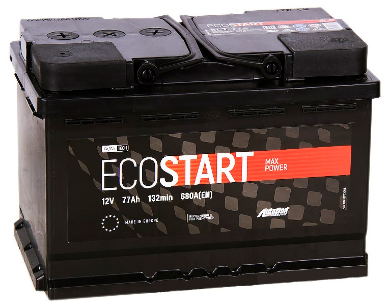 Аккумулятор автомобильный Ecostart ARL577-300 6СТ-77 Ач обр.