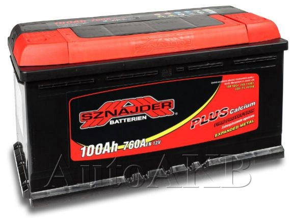 Аккумулятор автомобильный SZNAJDER 600 95 6СТ-100 Ач обр.