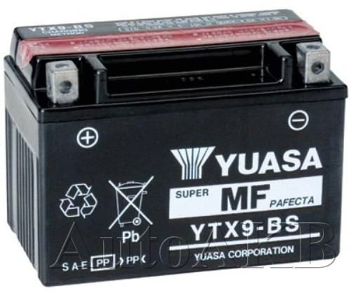 Аккумулятор мото YUASA YTX9-BS 8 Ач