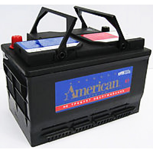 Аккумулятор автомобильный American 91650 6СТ-74 Ач обр. (низкий)
