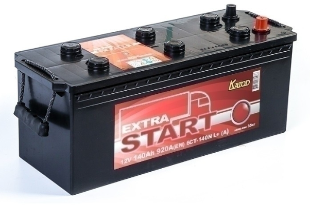 Аккумулятор грузовой EXTRA START 6СТ-140N L+ 140Ah 920A ОП (513x189x223) D4