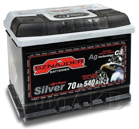 Аккумулятор автомобильный SZNAJDER Silver 570 26 6СТ-70 Ач прям.