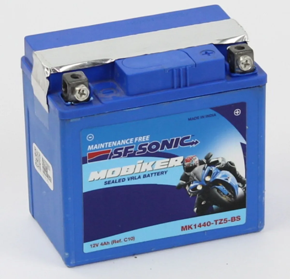 Аккумулятор мотоциклетный SF SONIC MOBIKER 12V/4Ач YTX5-BS (TZ5-BS) (113x70x105)