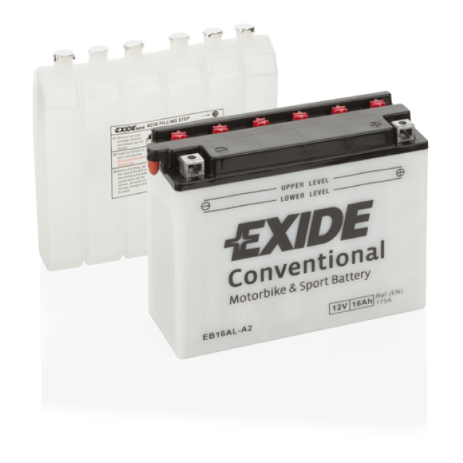 Аккумулятор мото EXIDE EB16AL-A2/YB16AL-A2 16 Ач
