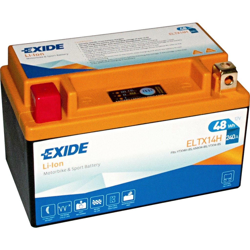 Аккумулятор мотоциклетный EXIDE LI-ION ELTX14H