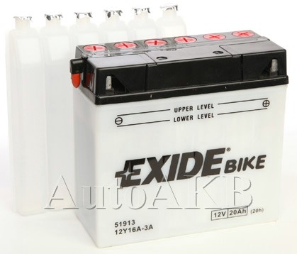 Аккумулятор мото EXIDE 12Y16A-3A 20 Ач