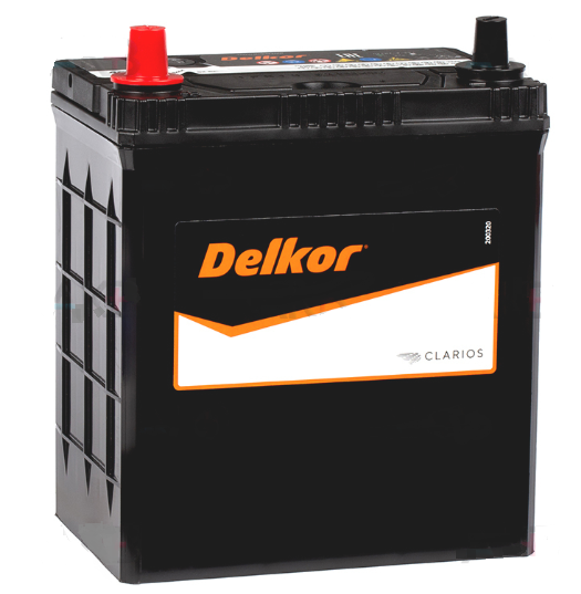 Аккумулятор автомобильный DELKOR 46B19R 6СТ-40 Ач прям.