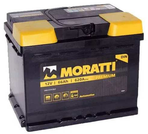 Аккумулятор автомобильный Moratti 6СТ-66 Ач обр.