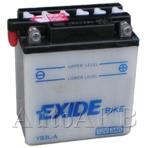 Аккумулятор мото EXIDE YB3L-A 3 Ач