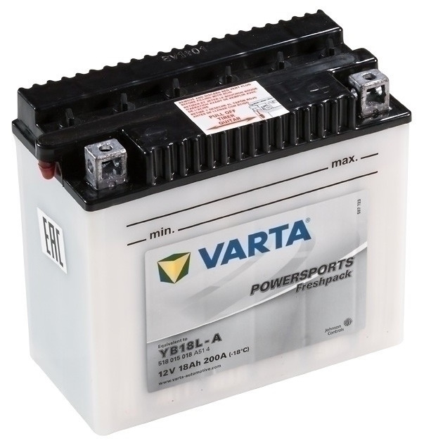 Аккумулятор мото VARTA  Powersports Freshpack 518 015 020 18 Ач