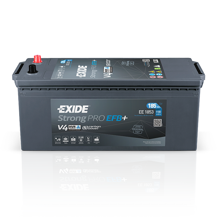 Аккумулятор грузовой EXIDE STRONGPRO EFB+ EE1853 185 Ач