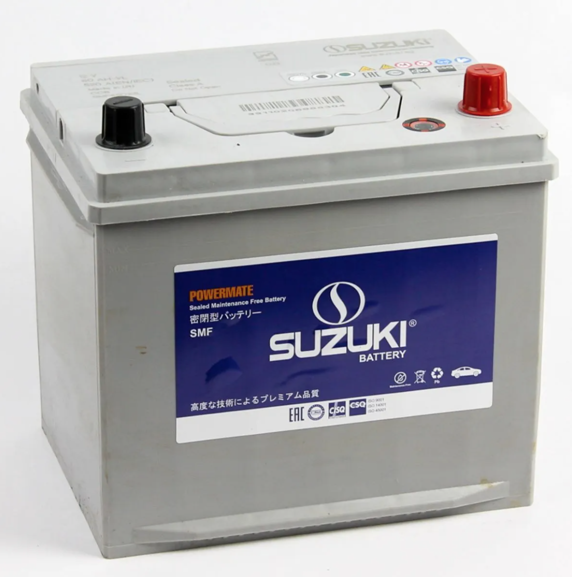 Аккумулятор автомобильный SUZUKI 6СТ-60.0 65D23L 60Ah 520A ОП (230х173х225) D23L
