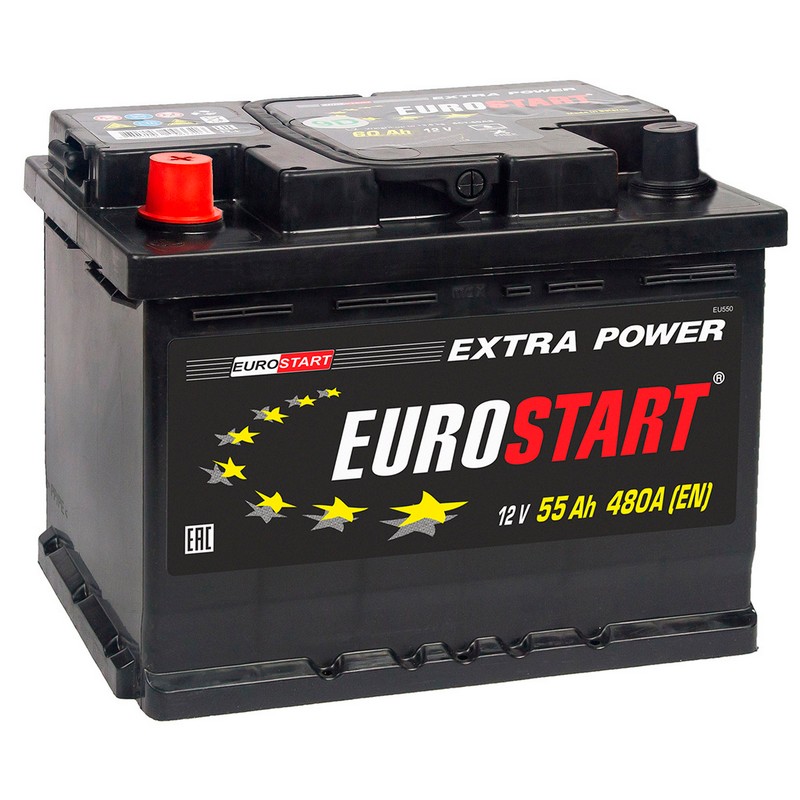 EUROSTART Extra Power 55.1 Ah L+ 480 A ПП (242x175x190) L2