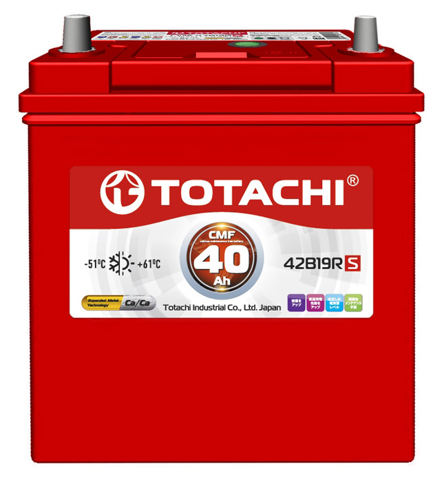 Аккумулятор автомобильный Totachi CMF 42B19RS 6СТ-40 Ач прям.