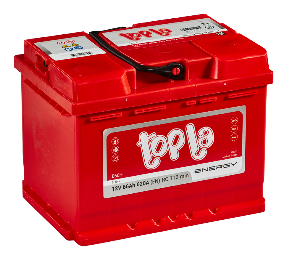 Аккумулятор Topla Energy 108066 6СТ-66 Ач обр.