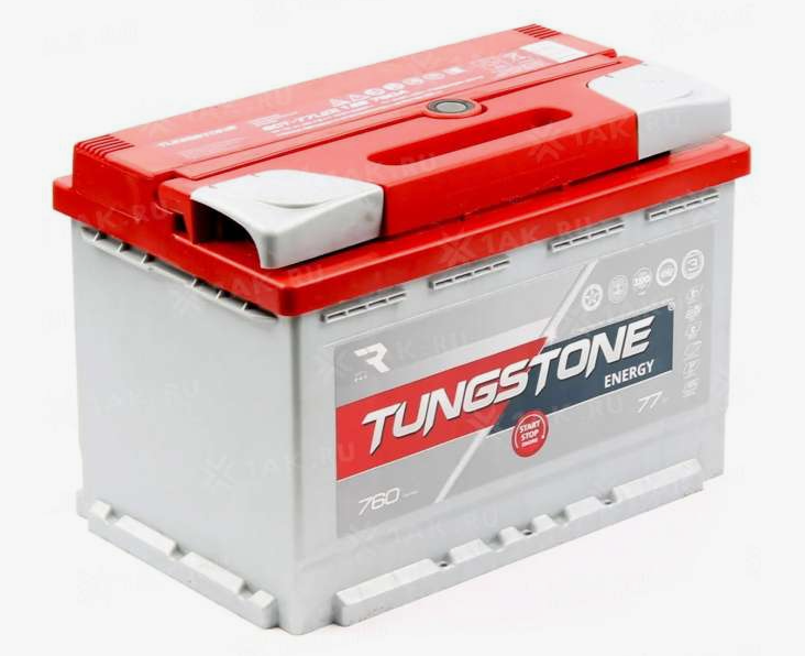 Аккумулятор автомобильный TUNGSTONE ENERGY 77Ah 760A ПП (278x175x190) L3