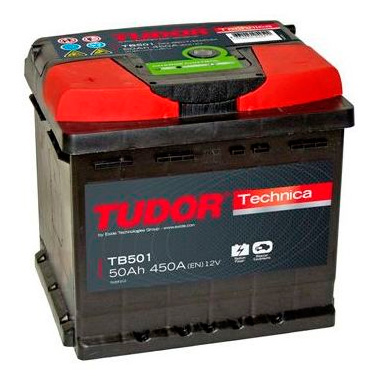 Аккумулятор автомобильный TUDOR Technica TB501 6СТ-50 Ач прям.