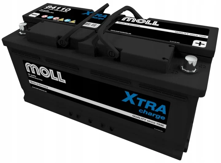 Аккумулятор автомобильный MOLL XTRA CHARGE 110.0 Ah 900 A ОП (393х175х190) (L6.0 84110)