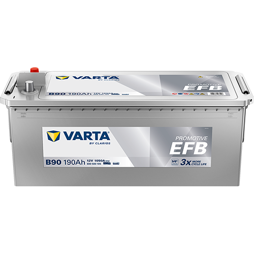 Аккумулятор грузовой VARTA PROMOTIVE EFB B90 190.0 A 1050 A ОП (513x223x223) D5 190 Ач