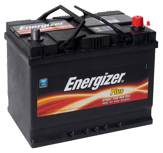 Аккумулятор автомобильный Energizer Plus 6СТ-68 Ач обр.