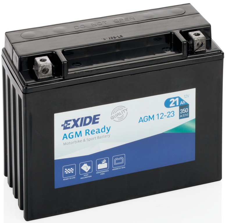 Аккумулятор мотоциклетный EXIDE AGM READY AGM12-23 21 Ач