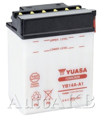 Аккумулятор мото YUASA YB14A-A1 14 Ач