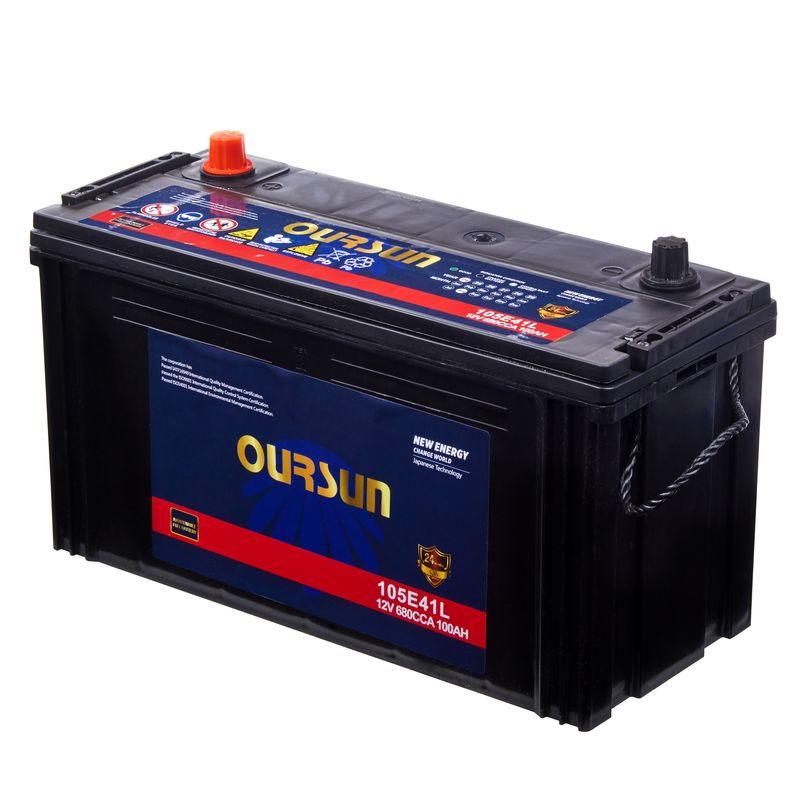 Аккумулятор автомобильный Oursun 105 Ah 720 A ОП (402х171х226) 105E41L