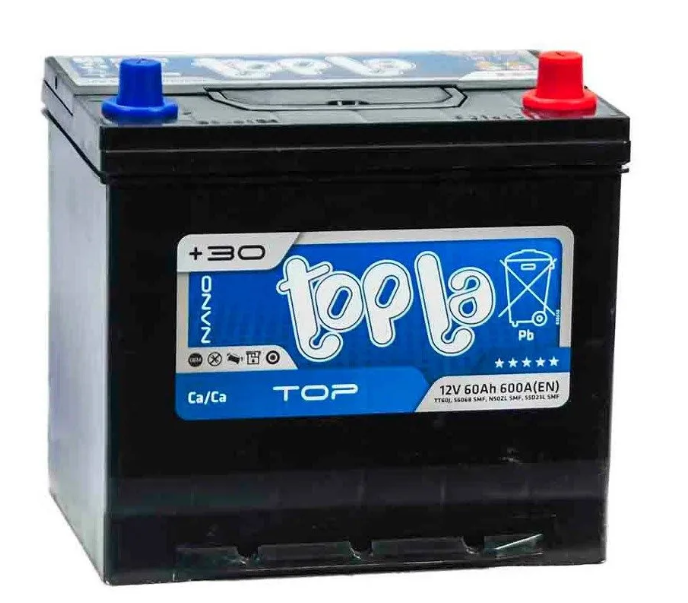 Аккумулятор TOPLA TOP JIS 60.0 Ah 600 A 118861, 56068 ОП (232х175х225) D23L