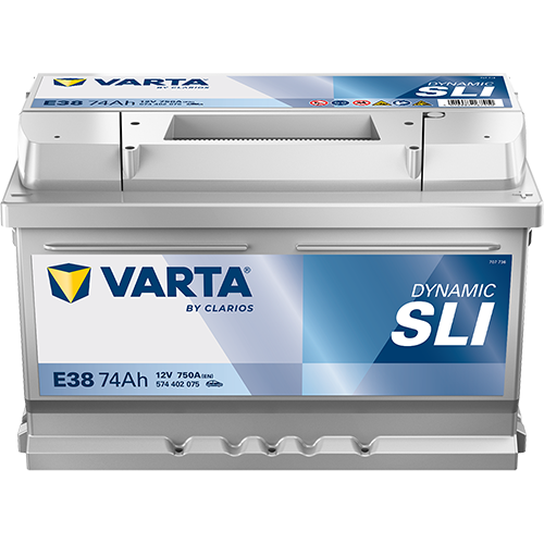 Аккумулятор автомобильный Varta Dynamic SLI E38 6СТ-74 обр.LB3