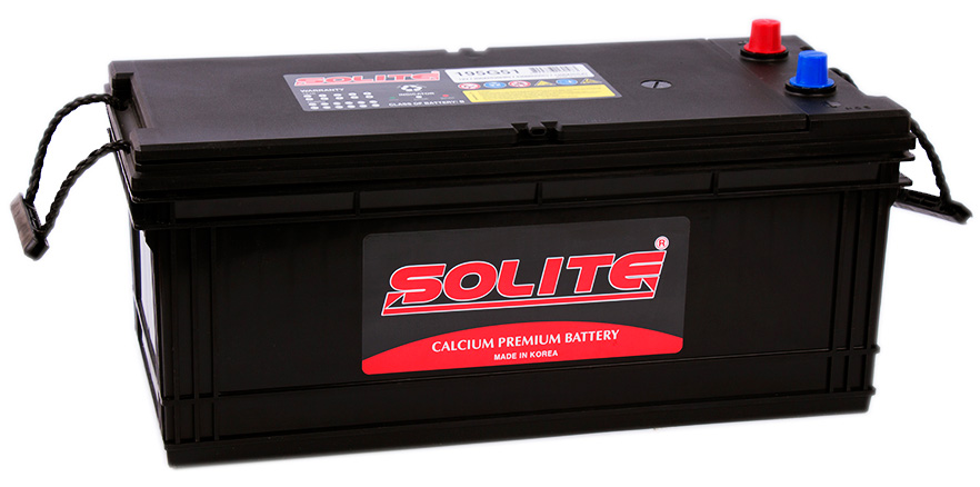 Аккумулятор грузовой Solite 195G51 6СТ-200 Ач прям.