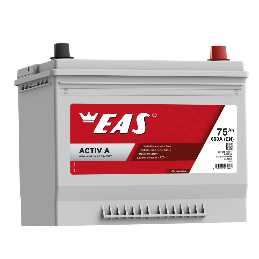 Аккумулятор автомобильный EAS JIS D26L 75 А/ч ОП