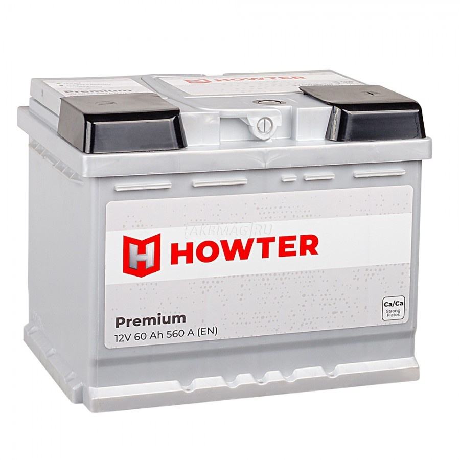 HOWTER Premium 60R 560A ОП (242x175x190)