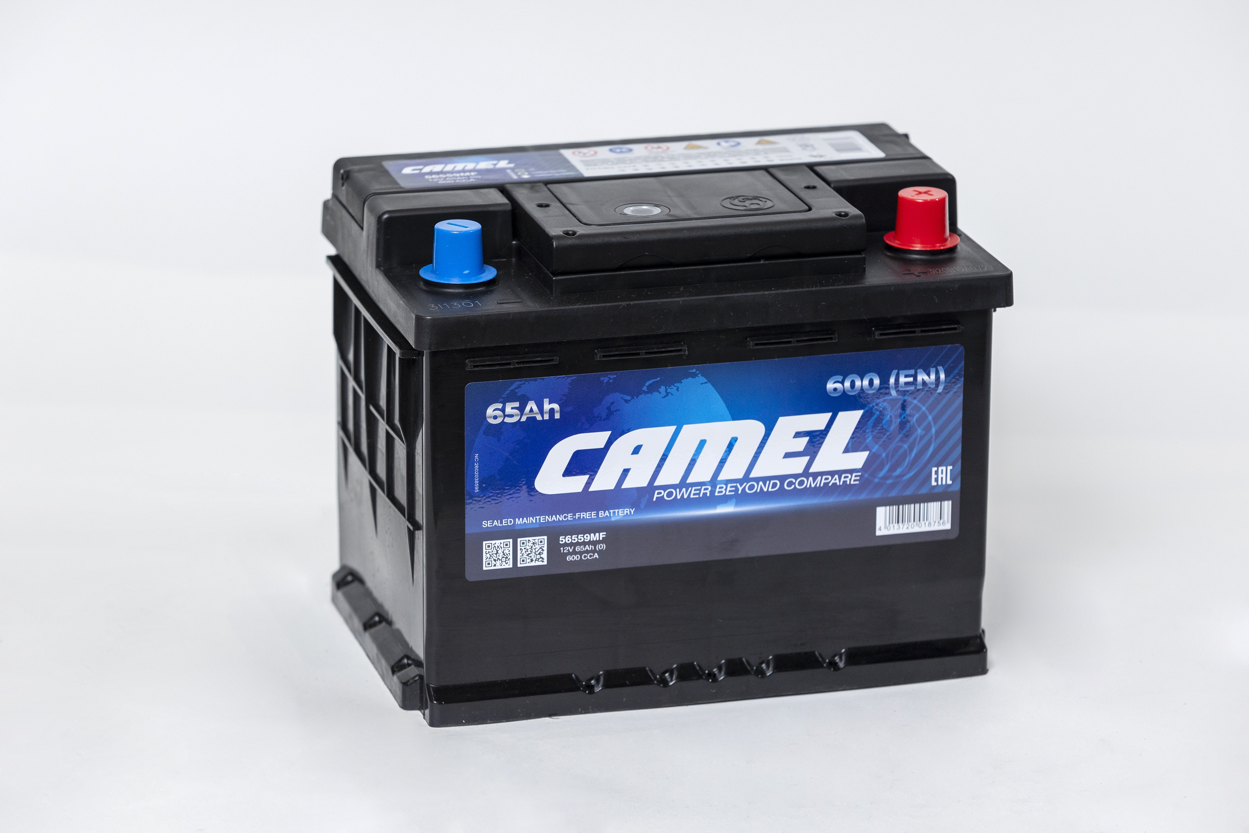 Аккумулятор автомобильный CAMEL 65Ah 600A (56559MF) ОП