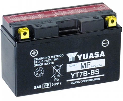 Аккумулятор мото YUASA YT7B-BS(7B-4) 6 Ач