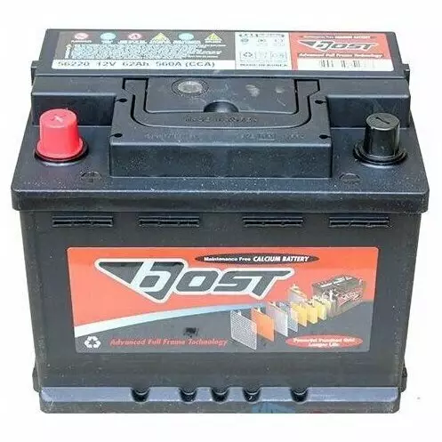 Аккумулятор автомобильный BOST 56220 (62L 580A 242x175x190) ПП