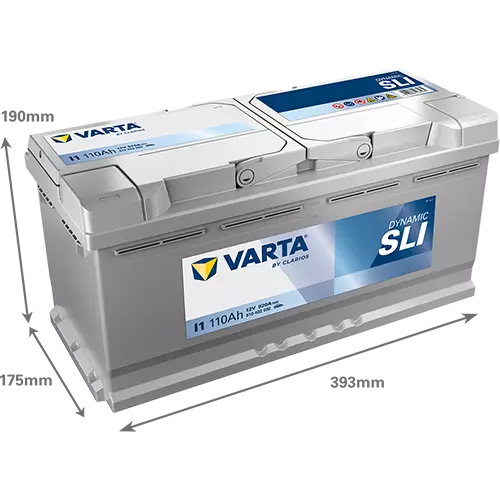 Аккумулятор автомобильный Varta Dynamic SLI I1 6СТ-110 Ач обр.