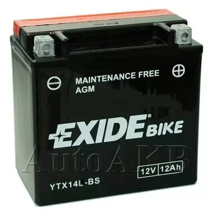 Аккумулятор мото EXIDE YTX14L-BS 12 Ач