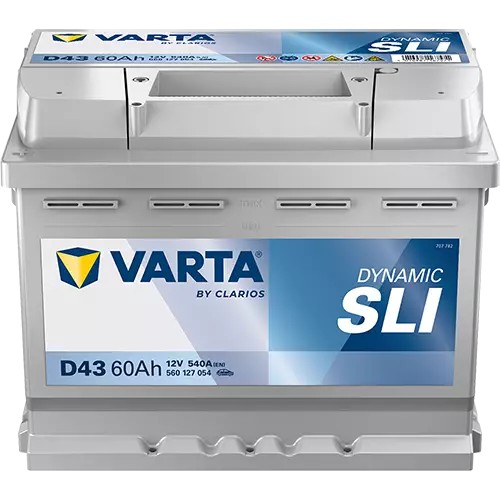 Аккумулятор автомобильный Varta Dynamic SLI D43 6СТ-60 Ач прям.