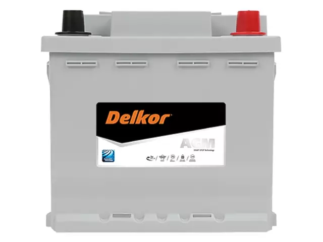 Аккумулятор автомобильный DELKOR AGM 50 Ah 520 A L1 (206х174х190) ОП