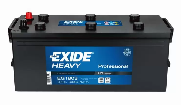 Аккумулятор грузовой Exide Heavy Professional EG 1803 6СТ-180 Ач обр.