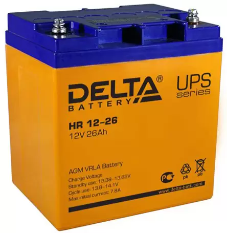Аккумулятор Delta HR12-26  Ач