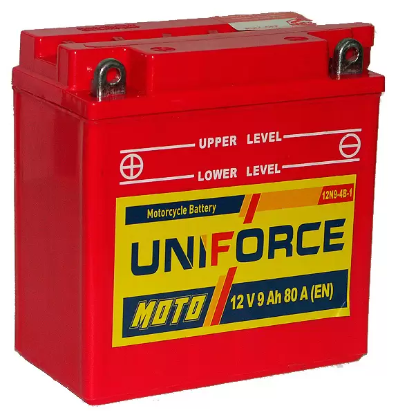 Аккумулятор для мотоцикла Uniforce Moto 509014 (12N9-4B-1) 9 Ач